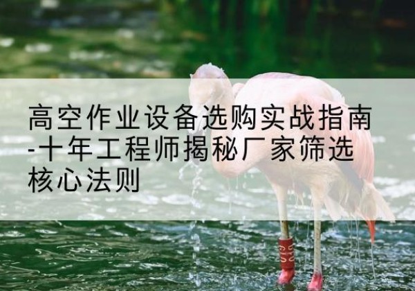 梁河剪叉式升降机厂家-高空作业设备选购实战指南-十年工程师揭秘厂家筛选核心法则